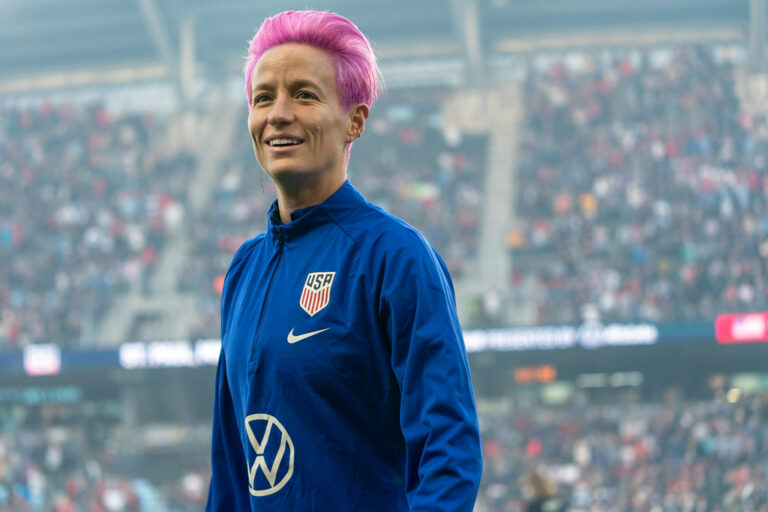 Portrait de Megan Rapinoe la championne du monde américaine